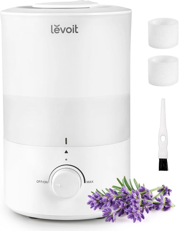 LEVOIT Humidifiers for Bedroom Baby, Sprout Evaporative with Dual Filters for Air & Water, Separate Sensor, Adjustable No Blue Nightlight, Auto Dry, Smart Control & Alexa, Auto Mode, 3.8L Tank for 36H - Image 31
