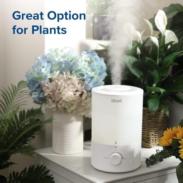 LEVOIT Humidifiers for Bedroom Baby, Sprout Evaporative with Dual Filters for Air & Water, Separate Sensor, Adjustable No Blue Nightlight, Auto Dry, Smart Control & Alexa, Auto Mode, 3.8L Tank for 36H - Image 37
