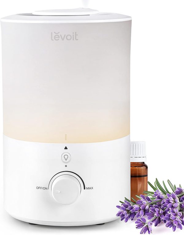 LEVOIT Humidifiers for Bedroom Baby, Sprout Evaporative with Dual Filters for Air & Water, Separate Sensor, Adjustable No Blue Nightlight, Auto Dry, Smart Control & Alexa, Auto Mode, 3.8L Tank for 36H - Image 42