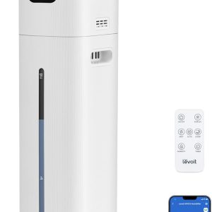 LEVOIT OasisMist 1000S (10L) Smart Humidifier for Home Large Room Bedroom, Last 100 Hours Suitable for Indoor Plant, Cover up to 600ft², Easy Top Fill, Remoter & Voice Control, Auto Mode, Quiet, White