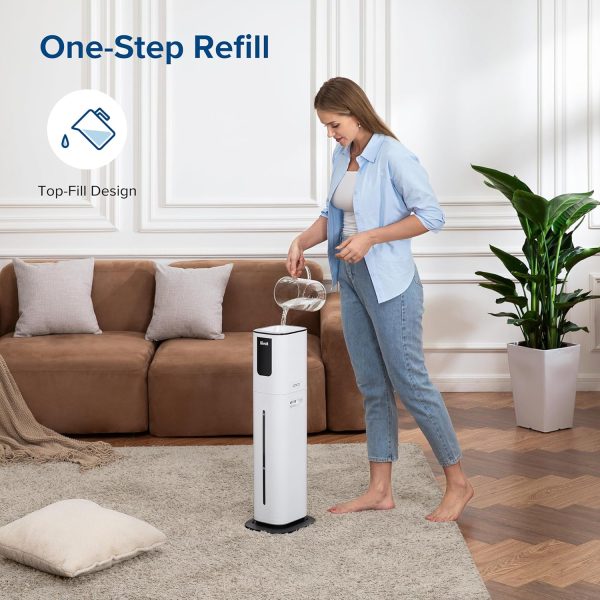 LEVOIT LV600S Smart Warm and Cool Mist Humidifiers for Home Bedroom Large Room, (6L) 753ft² Coverage, Quickly & Evenly Humidify Whole House, Easy Top Fill, App & Voice Control - Quiet Sleep Mode - Image 18