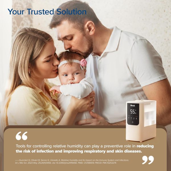 LEVOIT 6L Smart Warm and Cool Mist Humidifiers for Home Bedroom, 60H Runtime and Auto Customized Humidity for Large room, Schedule, Easy Top Fill, Essential Oil Diffuser, Whisper-Quiet, Handle, Black - Image 23