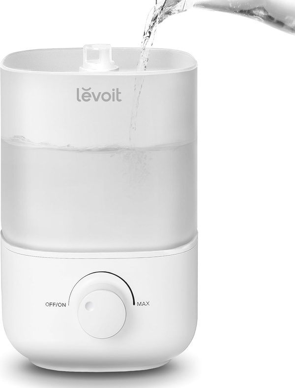 LEVOIT Classic 160 Top-Fill Ultrasonic Cool Mist Humidifier, Super Easy to Fill and Clean, Quiet Operation for Bedroom Home Baby & Plants, Auto Shut-off for Safety, 360° Rotating Nozzle, 2.5L, Black - Image 24
